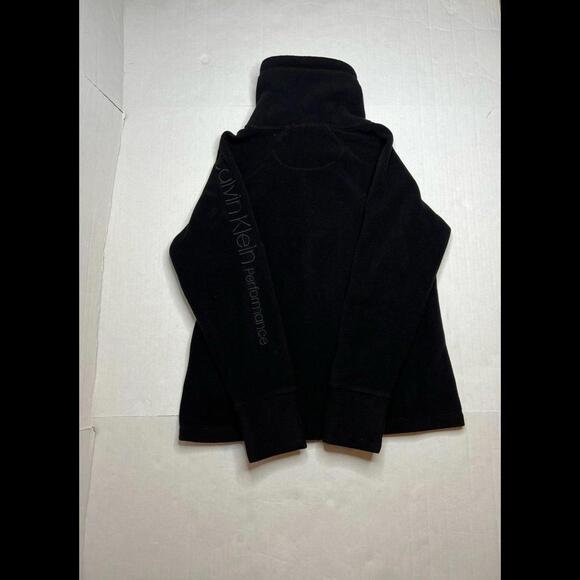 Calvin Klein Performance Black Fuzzy Jacket - Size Small - Picture 8 of 8